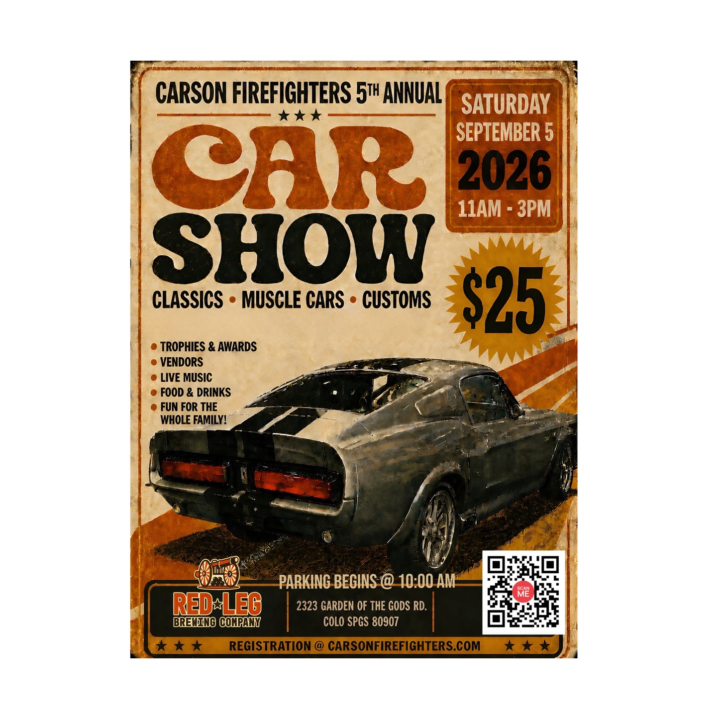 CFA 5th Annual Car Show (Contestant Registration)