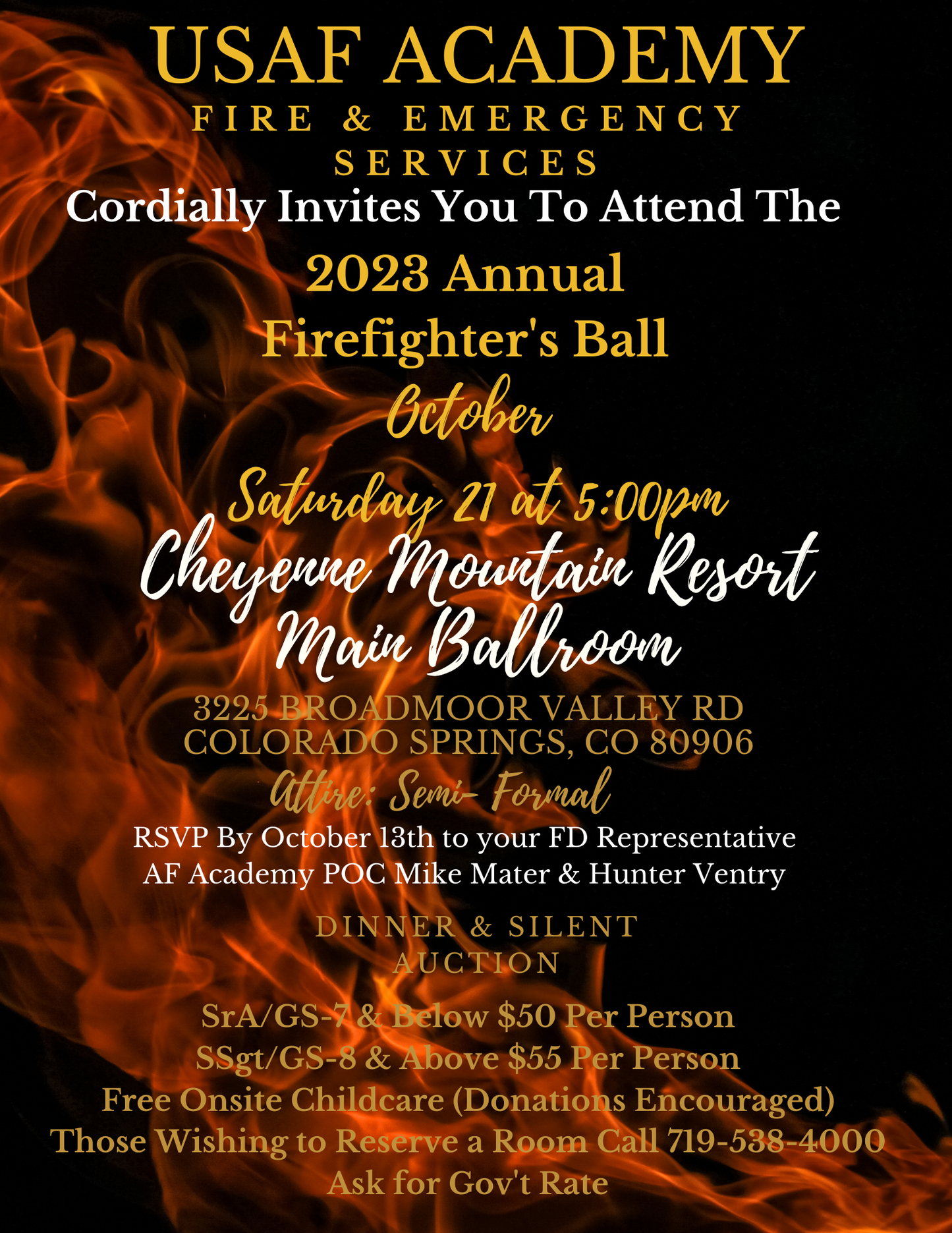 2023 Annual Firefighter's Ball Ticket