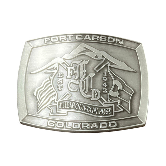 Silver FCFES Department Buckle